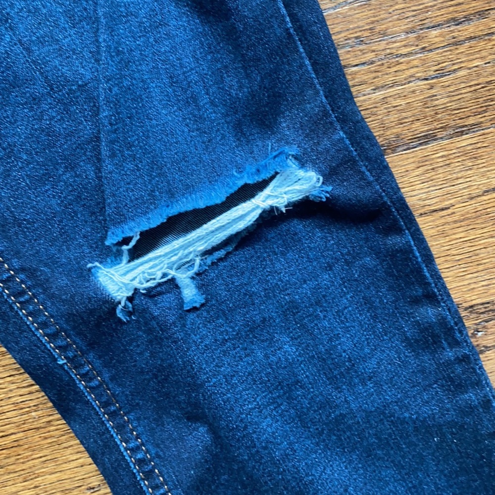 Topshop Moto Jamie jeans ink ripped - Picture 6 of 7